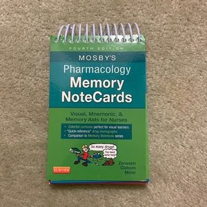 Mosby's Pharmacology Memory NoteCards: Visual, Mnemonic, and Memory 4th Edition